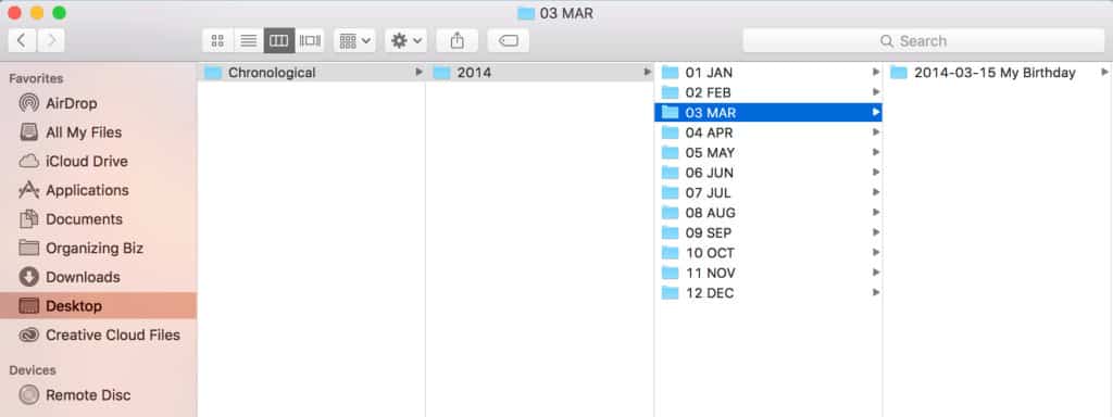 chronological-structure-month