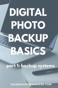 Digital Photo Backup Basics part 1