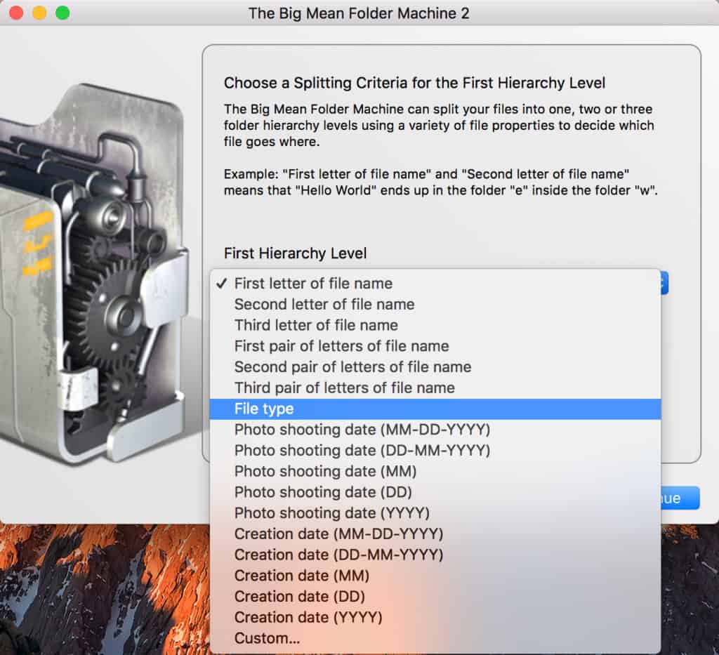 Big mean folder machine