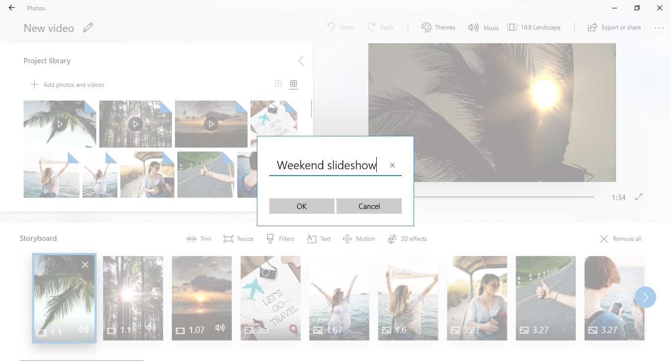 How to Create a Photo & Video Slideshow with Microsoft Photos ...