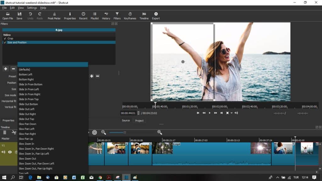 How to create a photo and video slideshow with Shotcut on Windows and Mac | OrganizingPhotos.net