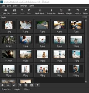 How to create a photo and video slideshow with Shotcut on Windows and Mac | OrganizingPhotos.net