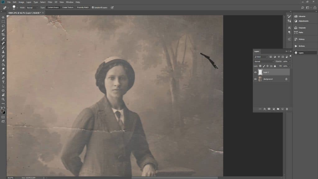 How to Quickly Restore An Old Photo in Adobe Photoshop | OrganizingPhotos.net