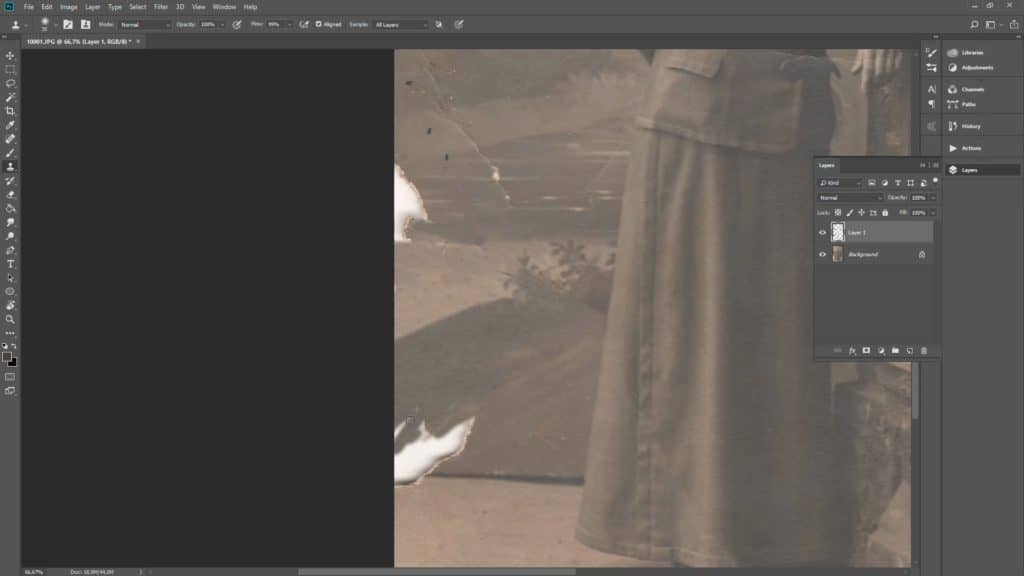 How to Quickly Restore An Old Photo in Adobe Photoshop | OrganizingPhotos.net