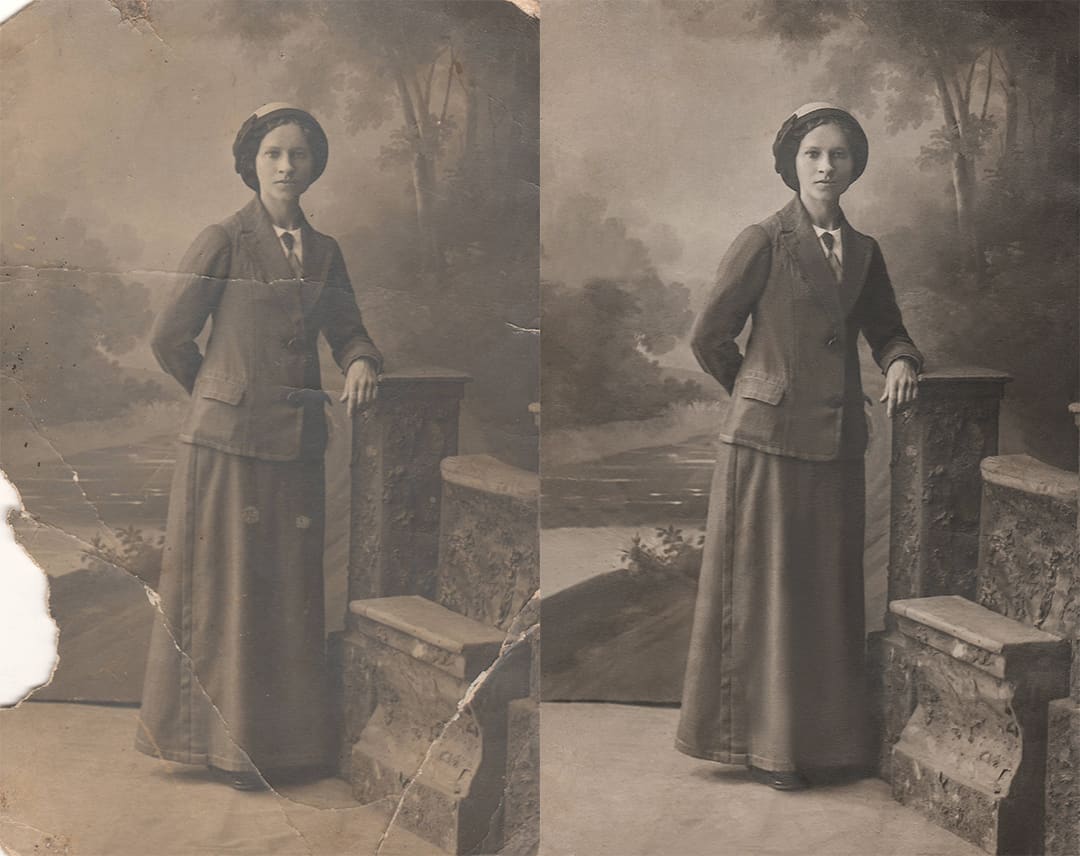 How to Quickly Restore An Old Photo in Photoshop | OrganizingPhotos.net