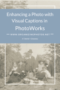 Enhancing a Photo with Visual Captions in PhotoWorks | OrganizingPhotos.net