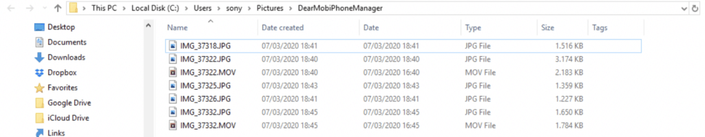 How to Transfer Your Photos with DearMob iPhone Manager | OrganizingPhotos.net