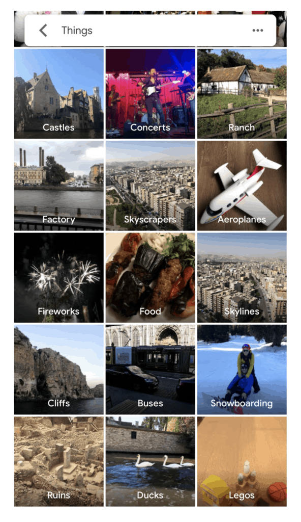 Google Photos Places